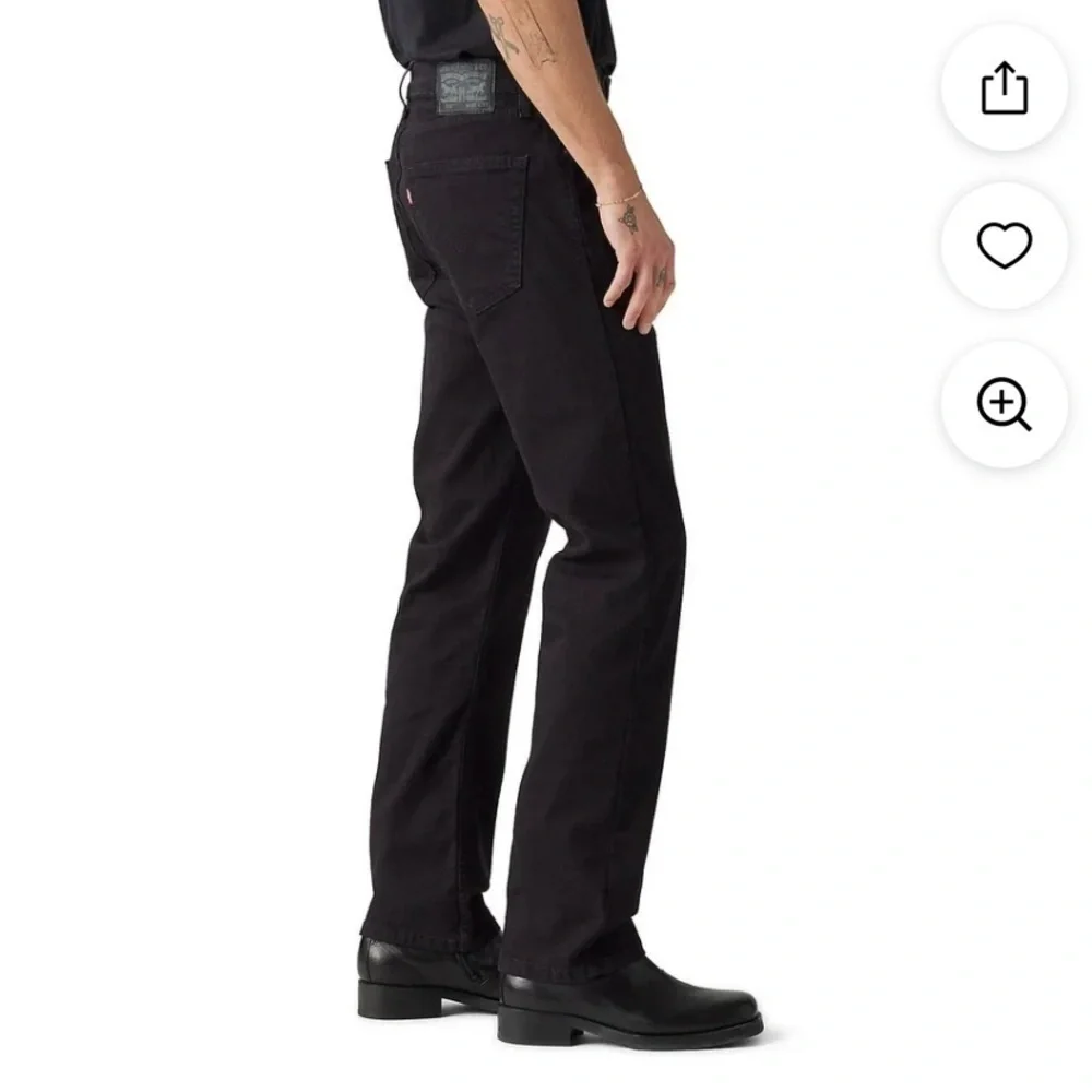 Levi’s 505 Regular Stretch Black Jeans 36 X 32​